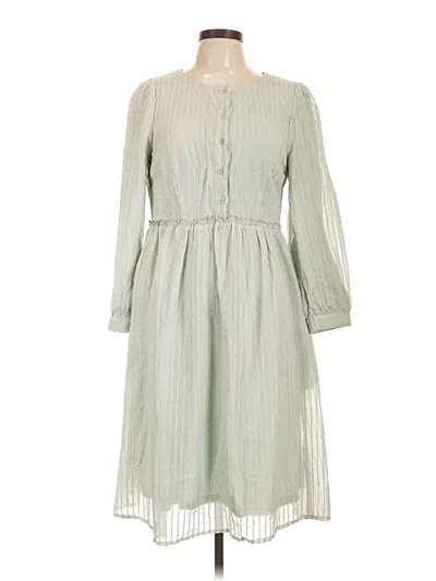 Assorted Brands Casual Dress In Green