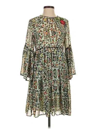 Pre-owned Assorted Brands Casual Dress In Green