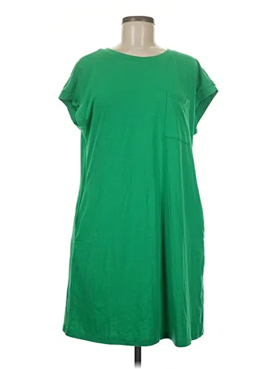 Pre-owned Assorted Brands Casual Dress In Green