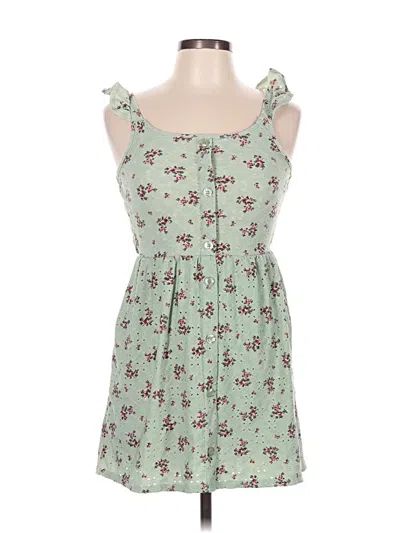 Pre-owned Assorted Brands Casual Dress In Green
