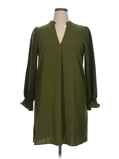 Pre-owned Assorted Brands Casual Dress In Green