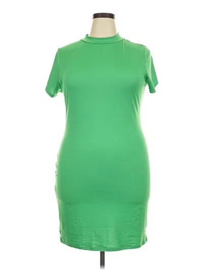 Pre-owned Assorted Brands Casual Dress In Green