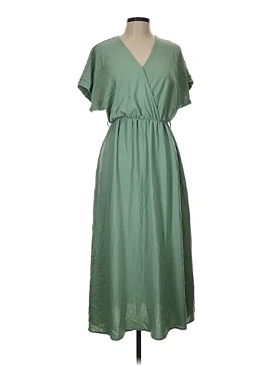Pre-owned Assorted Brands Casual Dress In Green