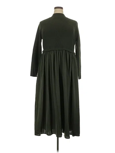 Pre-owned Assorted Brands Casual Dress In Green