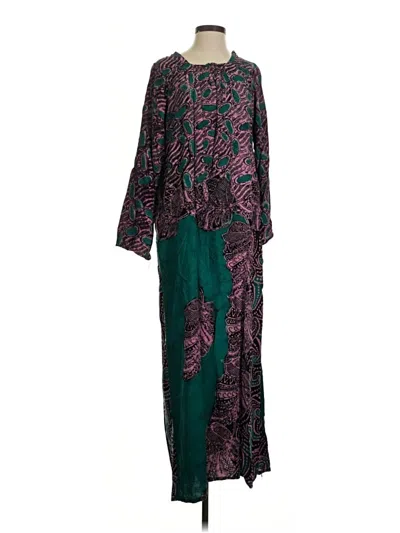 Pre-owned Assorted Brands Casual Dress In Green