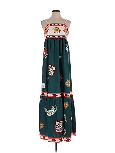 Pre-owned Assorted Brands Casual Dress In Green