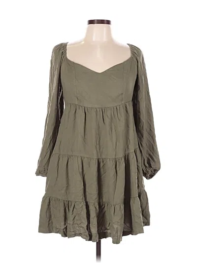 Pre-owned Assorted Brands Casual Dress In Green