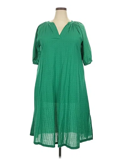 Pre-owned Assorted Brands Casual Dress In Green