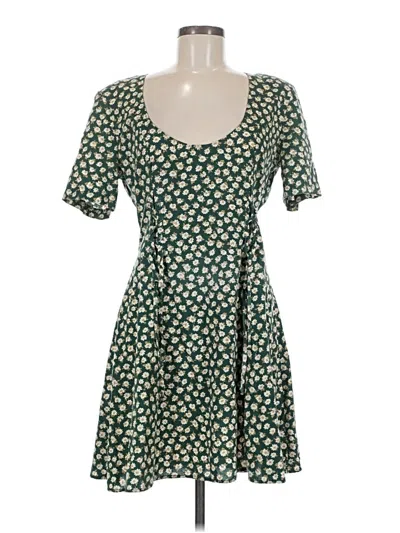 Pre-owned Assorted Brands Casual Dress In Green