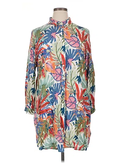 Pre-owned Assorted Brands Casual Dress In Green
