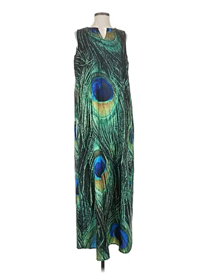 Pre-owned Assorted Brands Casual Dress In Green