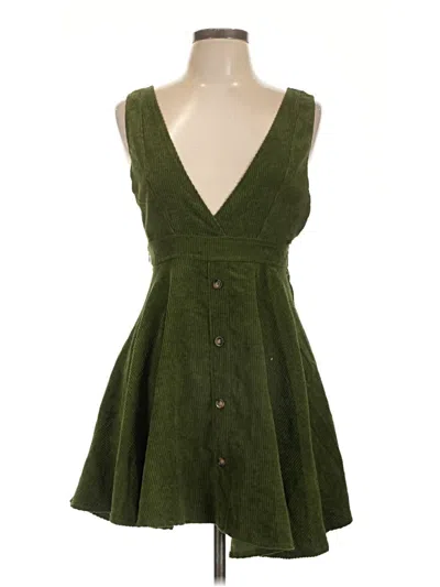 Pre-owned Assorted Brands Casual Dress In Green