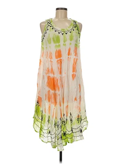 Pre-owned Assorted Brands Casual Dress In Green