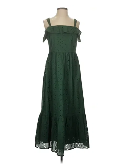 Pre-owned Assorted Brands Casual Dress In Green