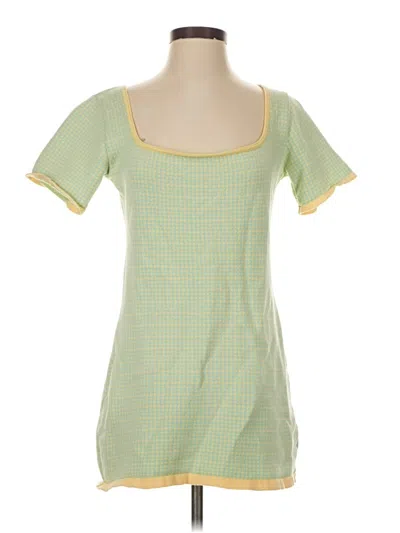 Pre-owned Assorted Brands Casual Dress In Green