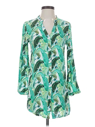 Pre-owned Assorted Brands Casual Dress In Green