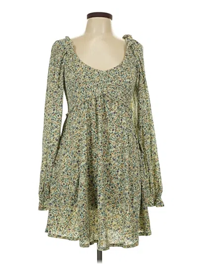 Pre-owned Assorted Brands Casual Dress In Green