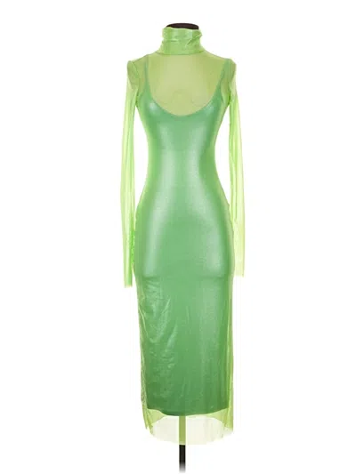 Pre-owned Assorted Brands Casual Dress In Green