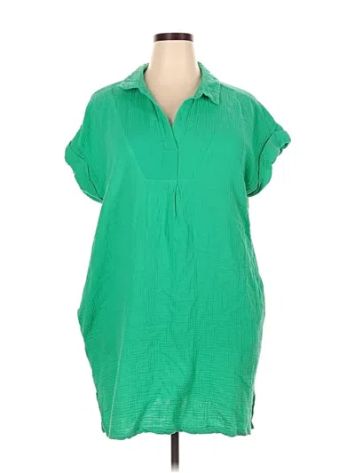 Pre-owned Assorted Brands Casual Dress In Green