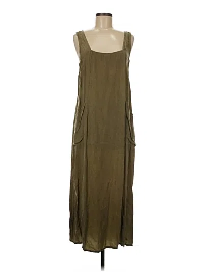 Pre-owned Assorted Brands Casual Dress In Green