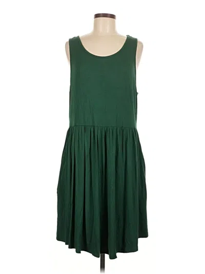 Pre-owned Assorted Brands Casual Dress In Green