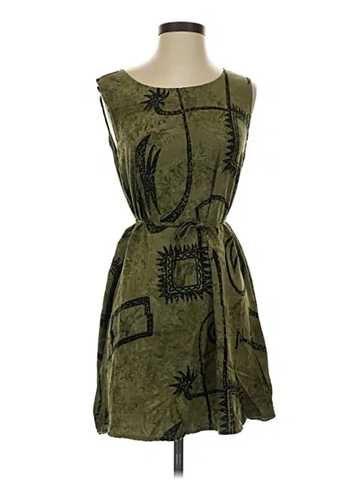 Pre-owned Assorted Brands Casual Dress In Green