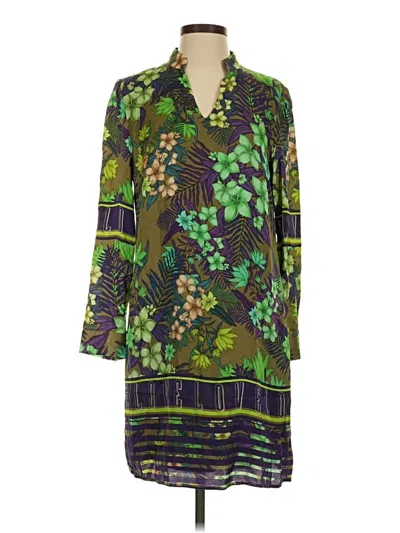 Pre-owned Assorted Brands Casual Dress In Green