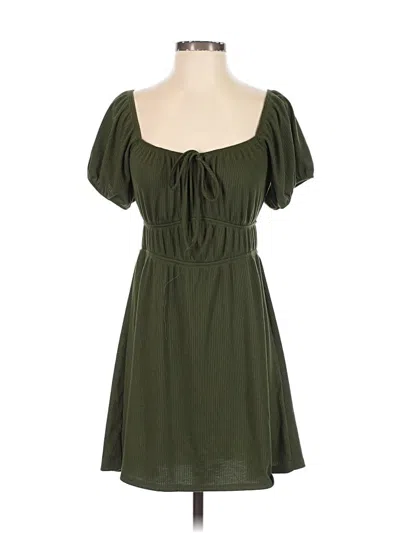 Pre-owned Assorted Brands Casual Dress In Green