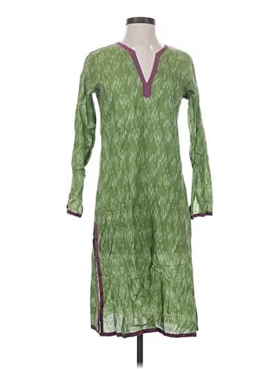 Pre-owned Assorted Brands Casual Dress In Green