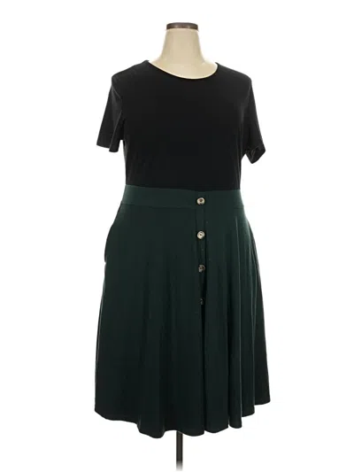Pre-owned Assorted Brands Casual Dress In Green