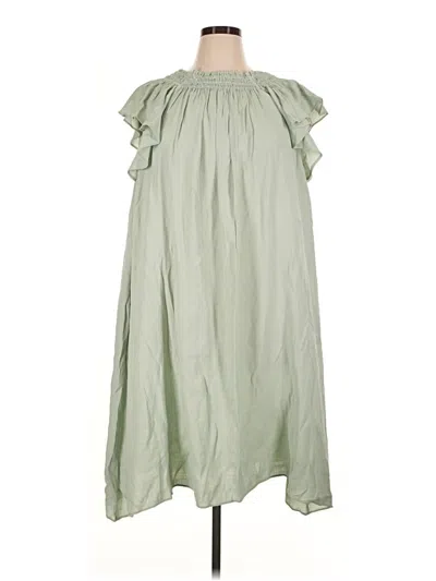 Pre-owned Assorted Brands Casual Dress In Green
