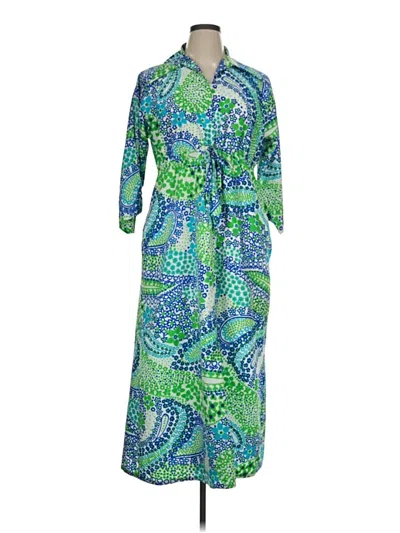 Pre-owned Assorted Brands Casual Dress In Green