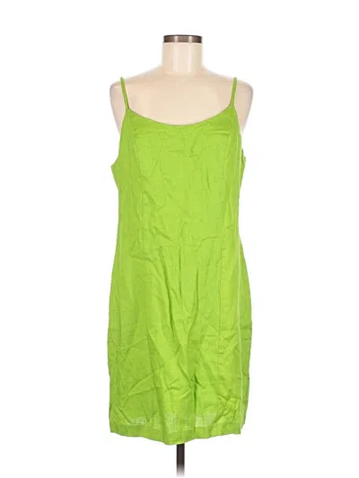 Pre-owned Assorted Brands Casual Dress In Green