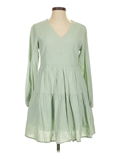 Pre-owned Assorted Brands Casual Dress In Green