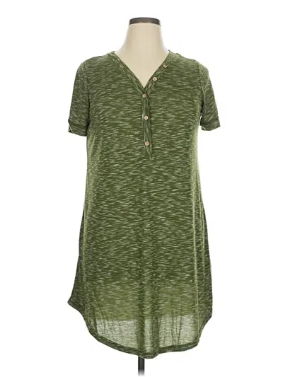 Pre-owned Assorted Brands Casual Dress In Green
