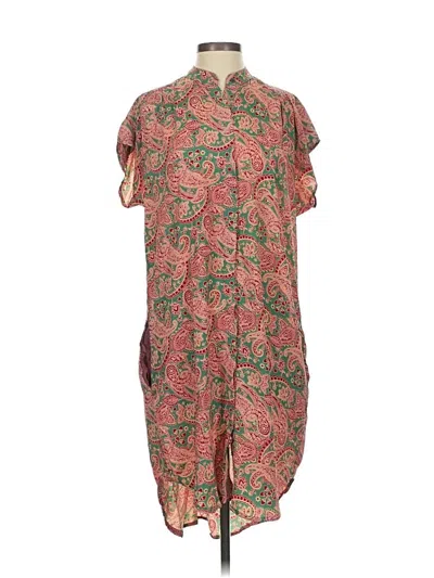 Pre-owned Assorted Brands Casual Dress In Green