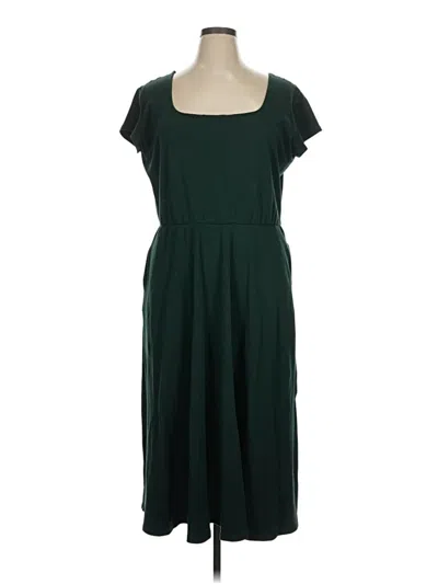 Pre-owned Assorted Brands Casual Dress In Green