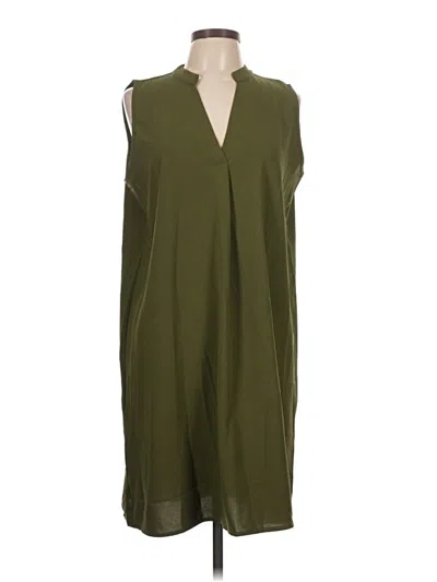 Assorted Brands Casual Dress In Green