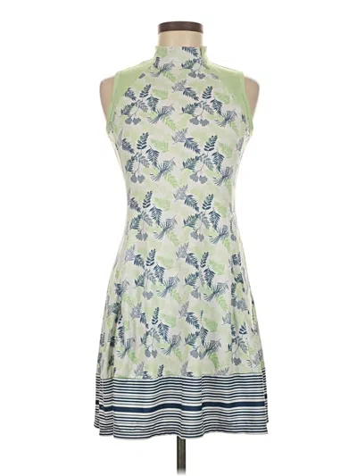 Pre-owned Assorted Brands Casual Dress In Green
