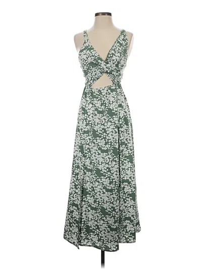 Pre-owned Assorted Brands Casual Dress In Green