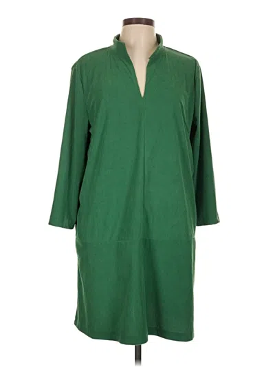 Pre-owned Assorted Brands Casual Dress In Green