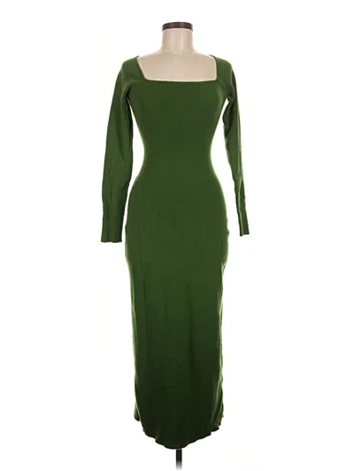 Pre-owned Assorted Brands Casual Dress In Green