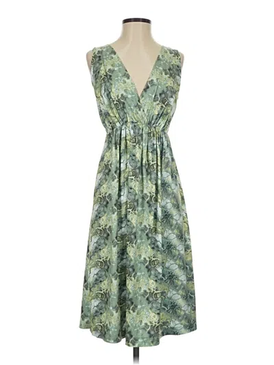Pre-owned Assorted Brands Casual Dress In Green