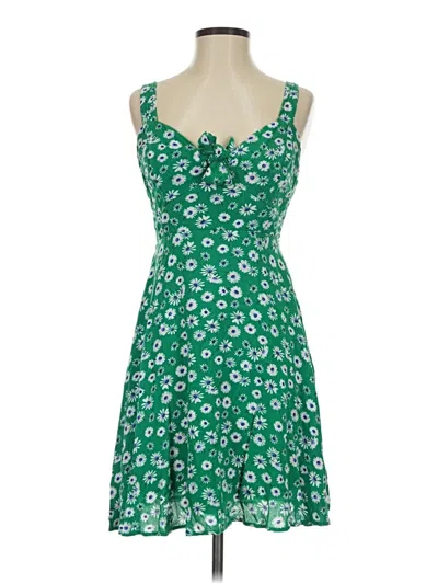 Pre-owned Assorted Brands Casual Dress In Green