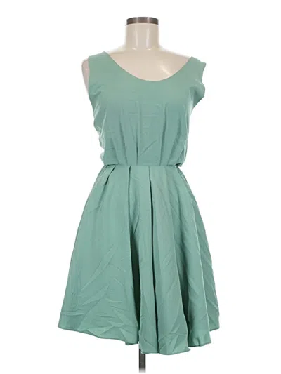 Pre-owned Assorted Brands Casual Dress In Green