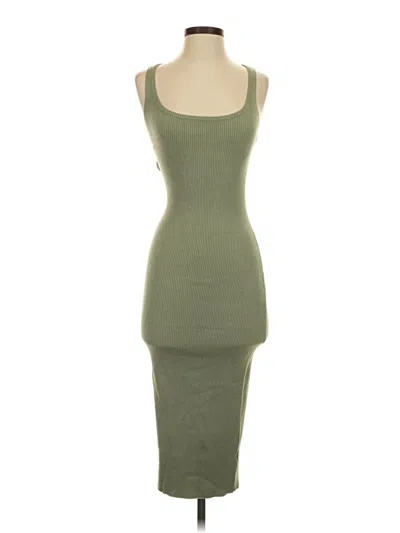 Pre-owned Assorted Brands Casual Dress In Green