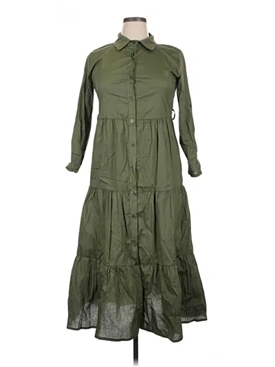 Pre-owned Assorted Brands Casual Dress In Green