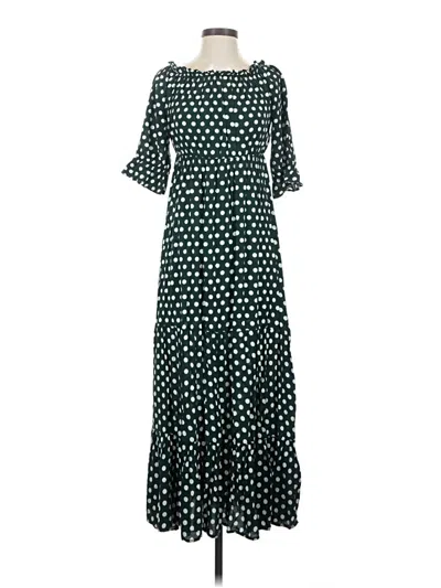 Pre-owned Assorted Brands Casual Dress In Green