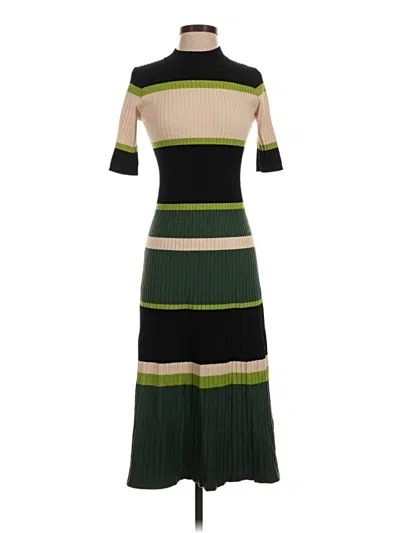 Pre-owned Assorted Brands Casual Dress In Green