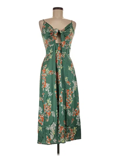 Pre-owned Assorted Brands Casual Dress In Green
